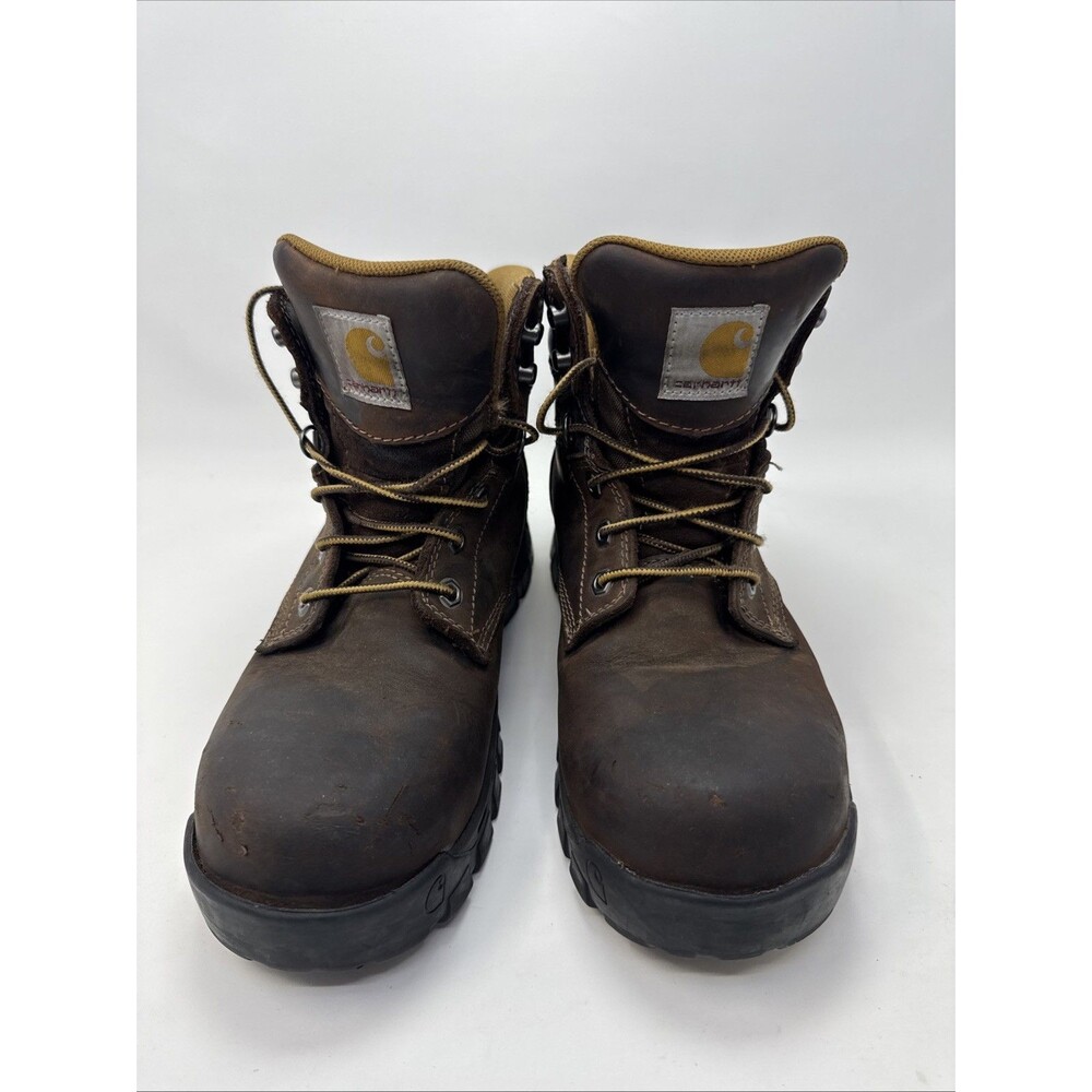 Carhartt Work Boots Women Size 8.5 Brown  Rugged Flex Composite Toe CWF5355 Read